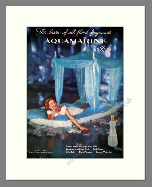 Revlon - Aquamarine. Vintage Advert 1962 (ref AD66047)
