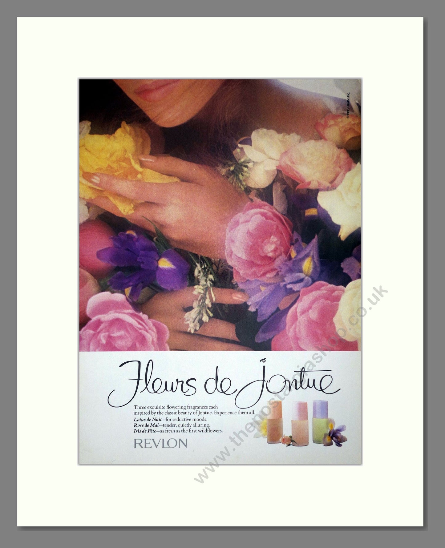 Revlon - Fleurs De Jontue. Vintage Advert 1986 (ref AD66050)