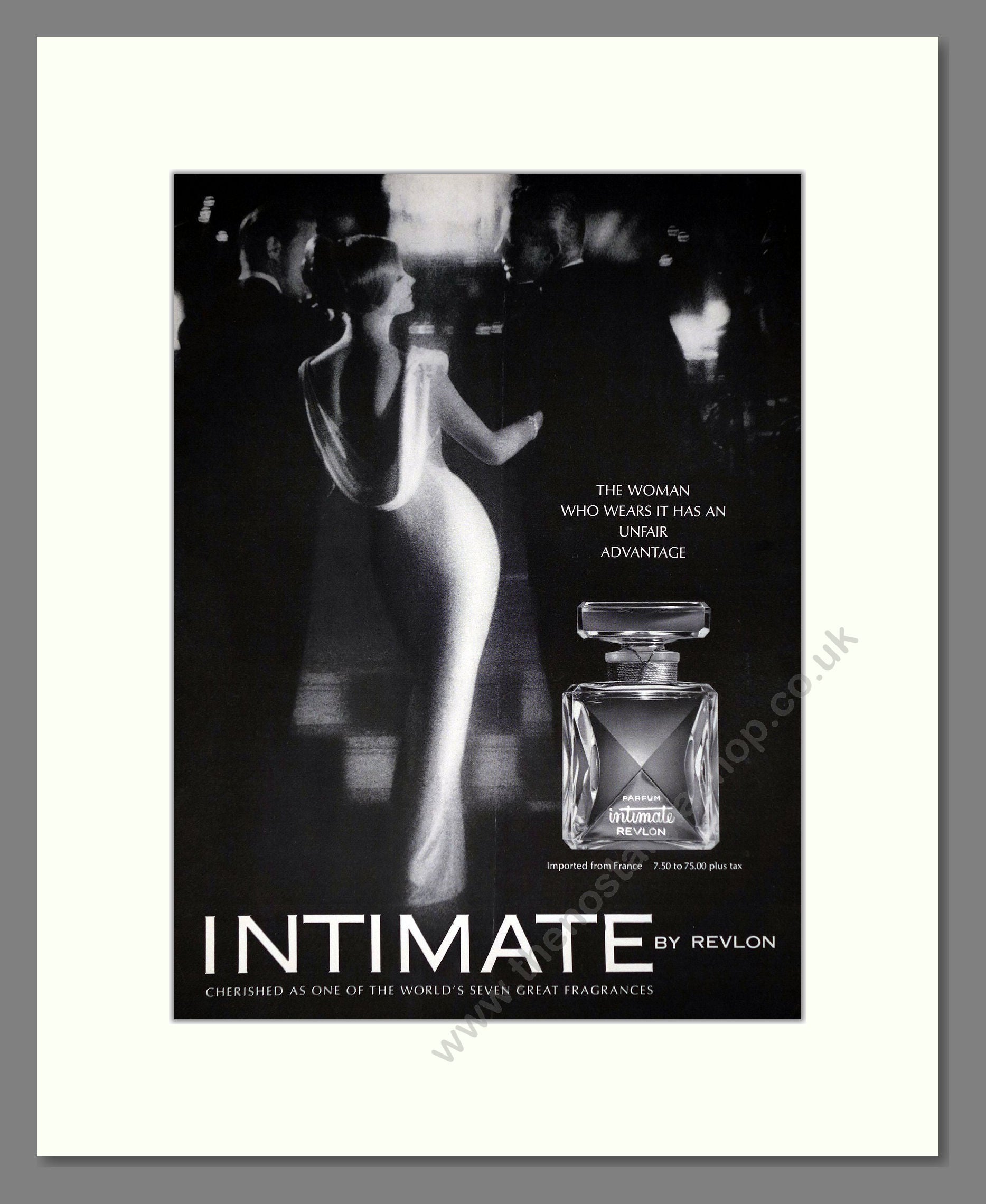 Revlon - Intimate. Vintage Advert 1963 (ref AD66052)