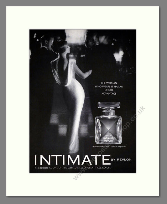 Revlon - Intimate. Vintage Advert 1963 (ref AD66052)