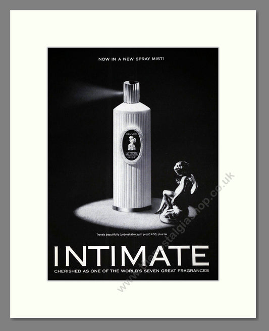 Revlon - Intimate. Vintage Advert 1963 (ref AD66053)