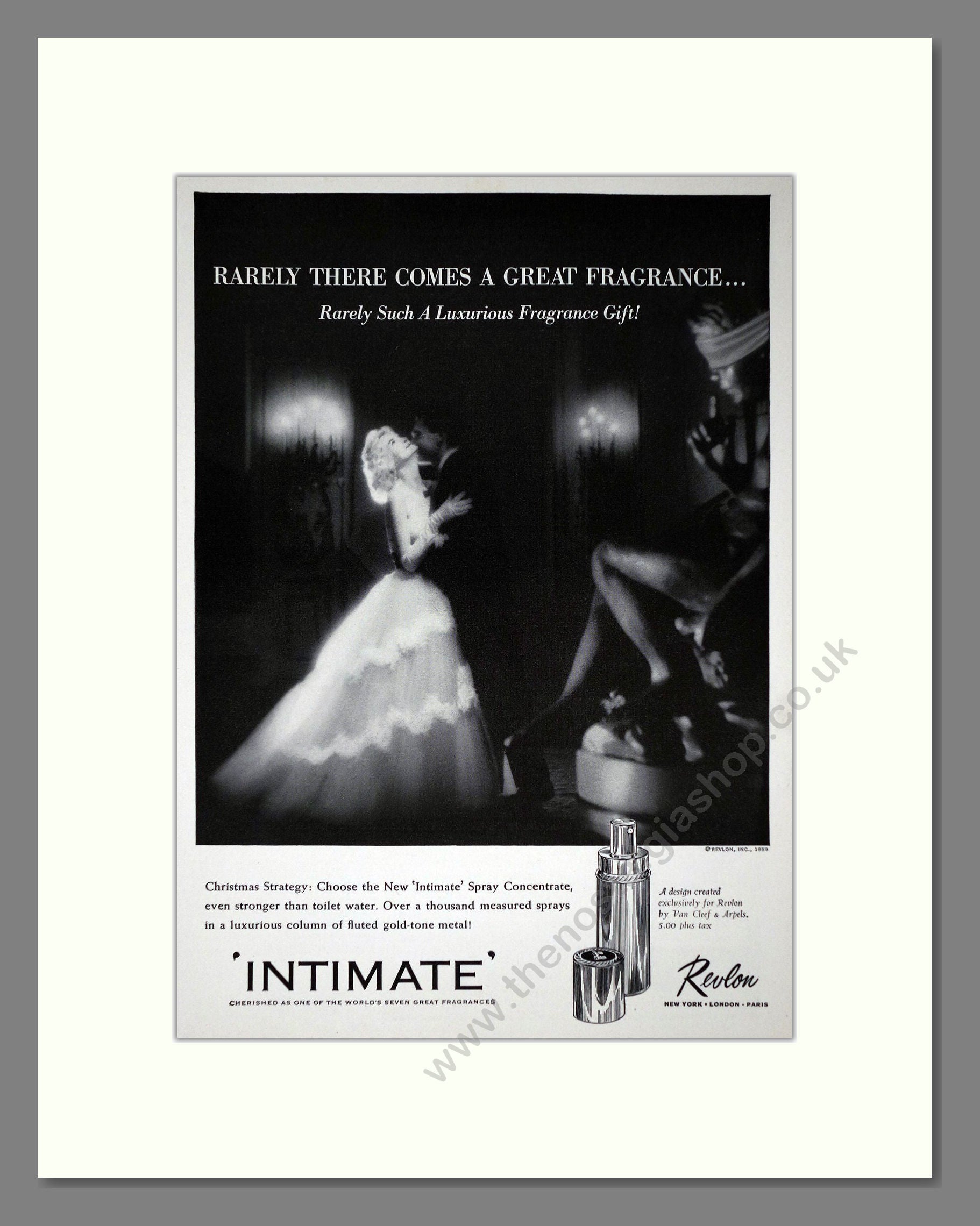 Revlon - Intimate. Vintage Advert 1959 (ref AD66056)