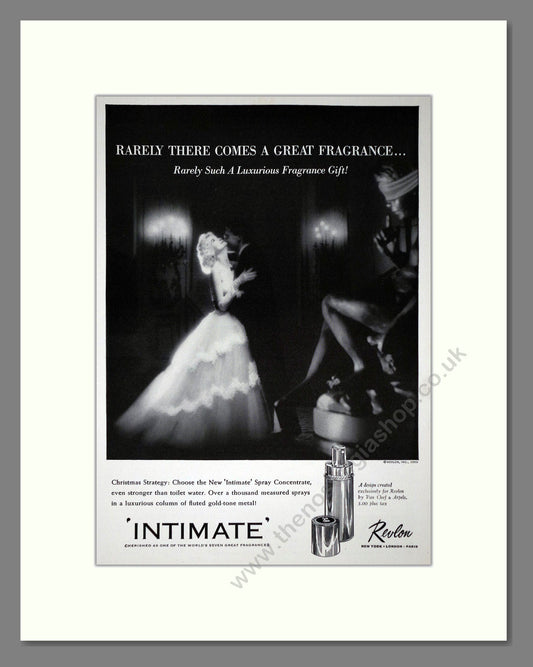 Revlon - Intimate. Vintage Advert 1959 (ref AD66056)
