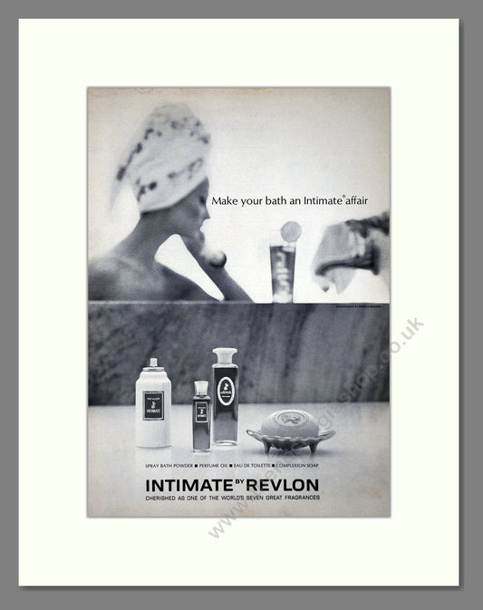 Revlon - Intimate. Vintage Advert 1964 (ref AD66057)