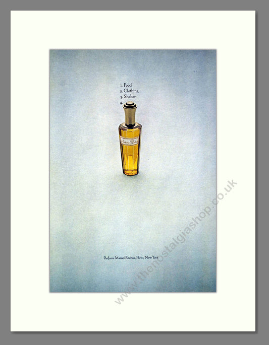 Rochas - Madame Rochas. Vintage Advert 1973 (ref AD66061)