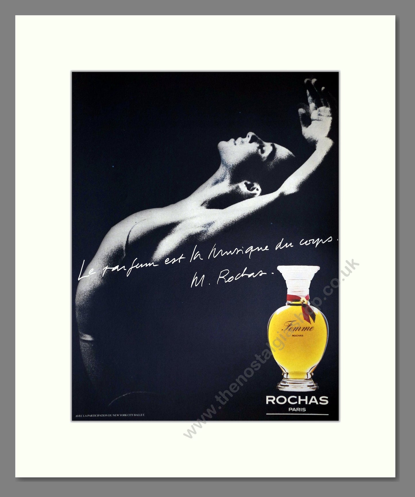 Rochas - Femme. Vintage Advert 1982 (ref AD66063)