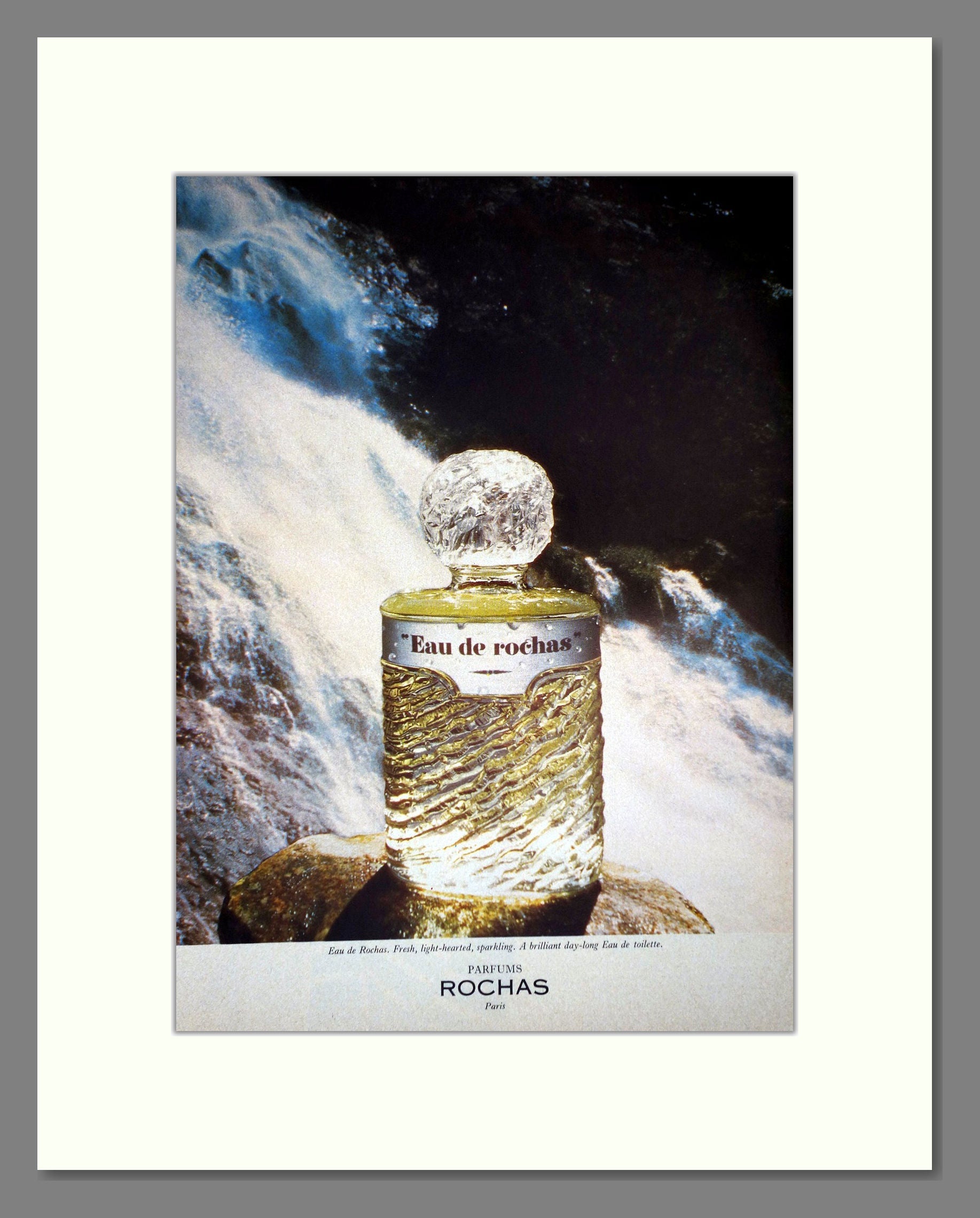 Rochas - Eau De Rochas. Vintage Advert 1977 (ref AD66065)