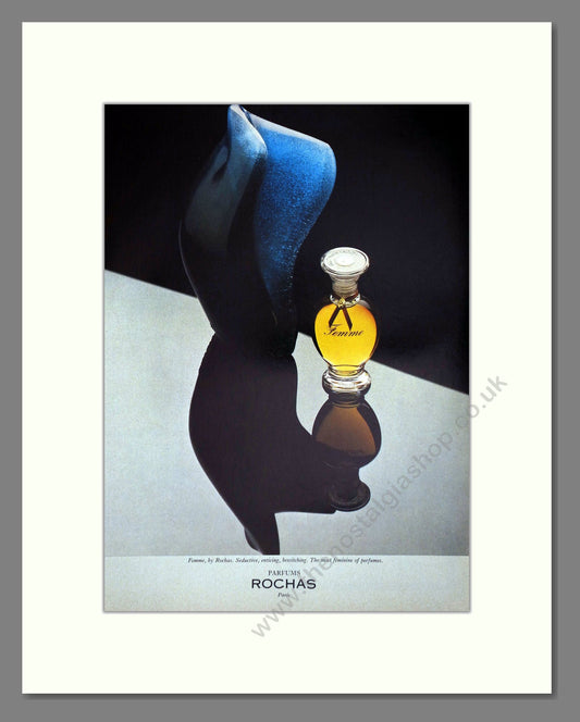 Rochas - Femme. Vintage Advert 1977 (ref AD66066)