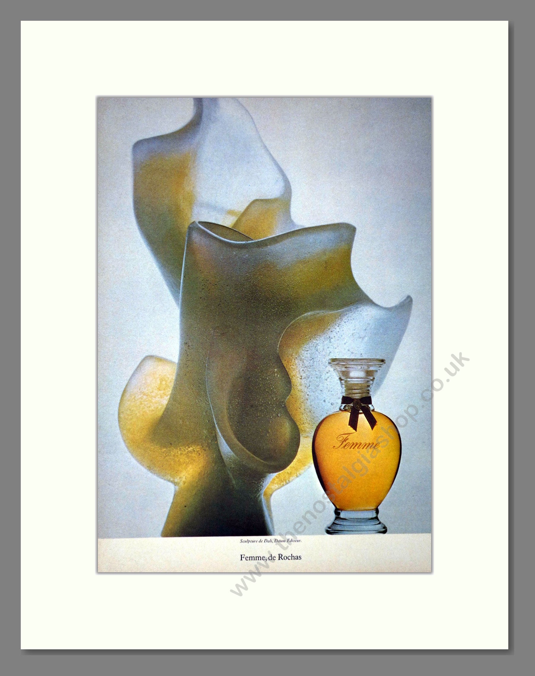 Rochas - Femme. Vintage Advert 1974 (ref AD66069)