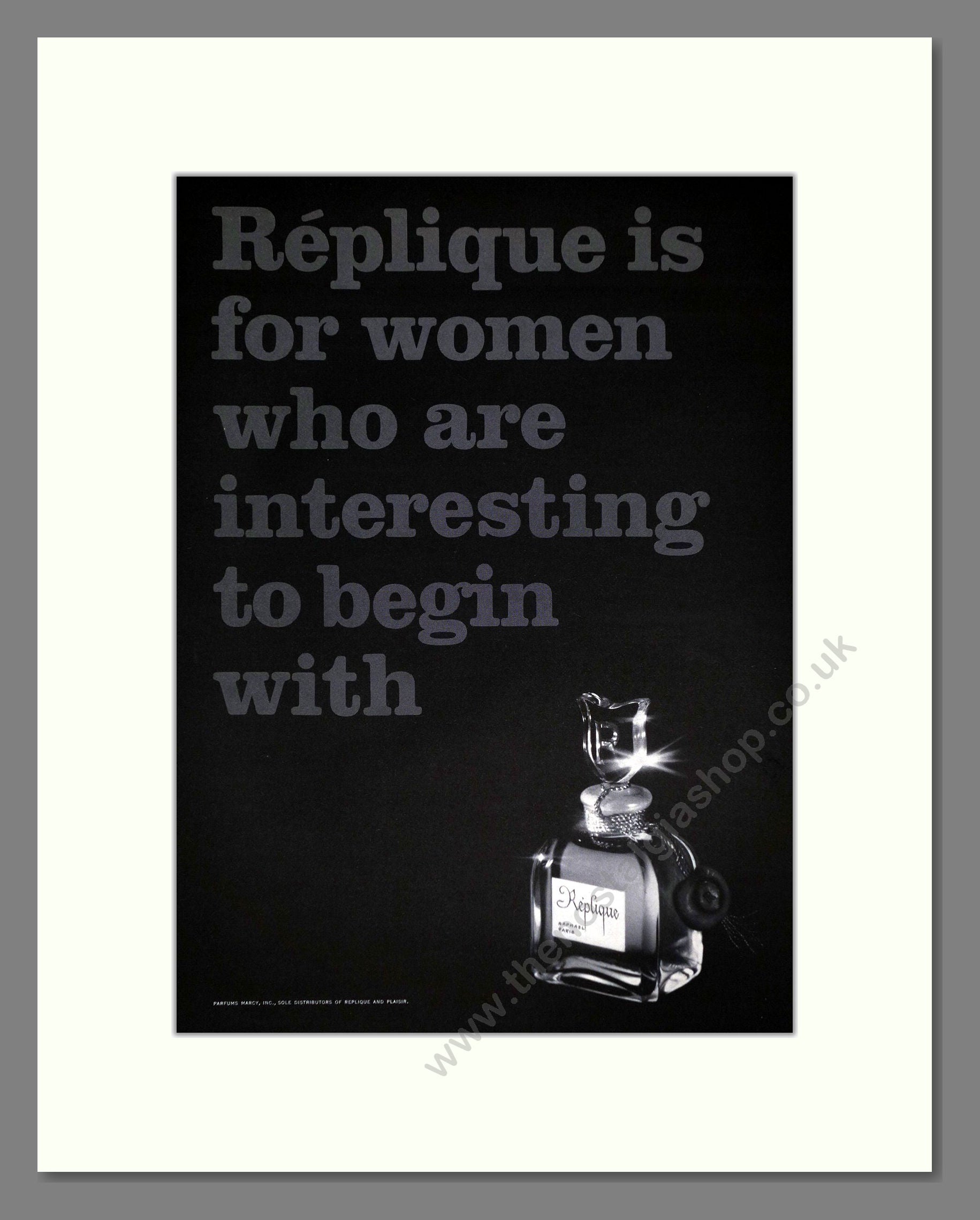 Raphael - Replique. Vintage Advert 1965 (ref AD66077)