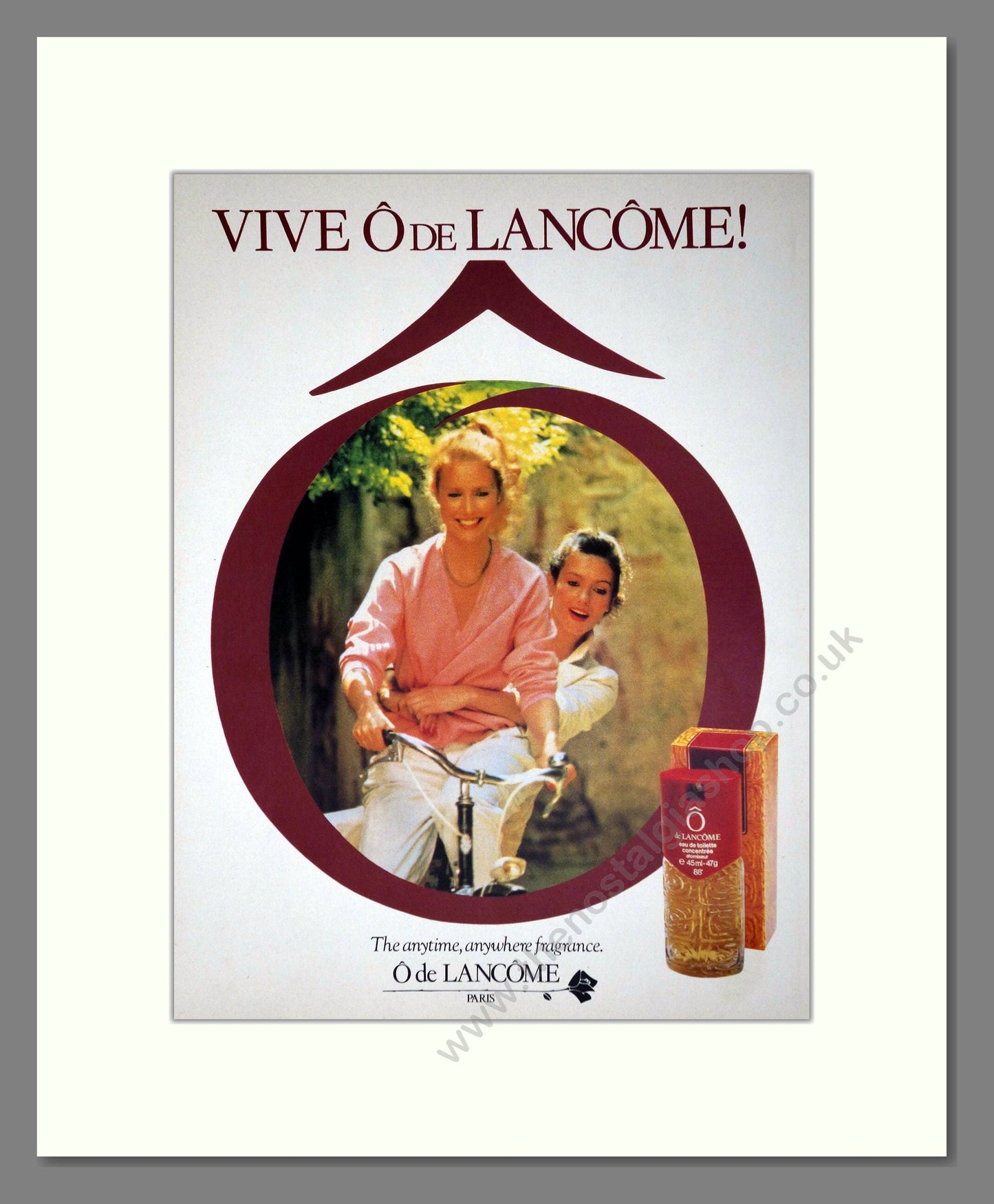 Lancome - Vive O De Lancome. Vintage Advert 1982 (ref AD66086)