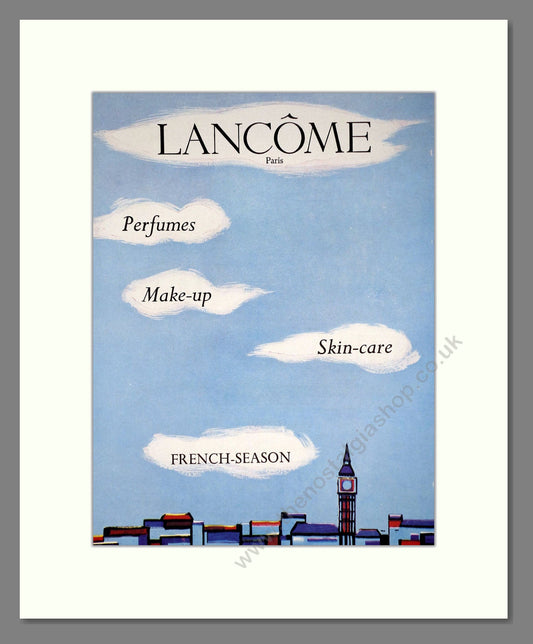 Lancome - French Season (Double Advert). Vintage Advert 1960 (ref AD66095)