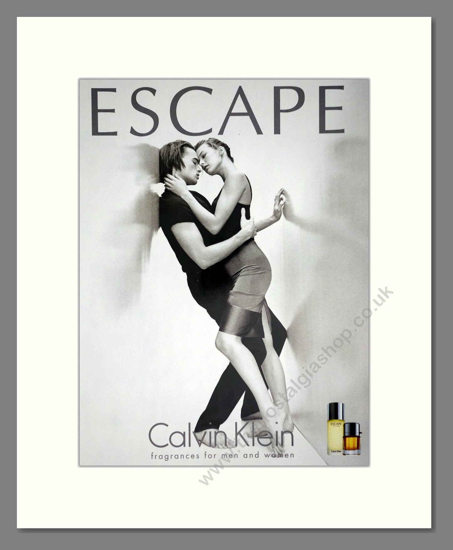 Calvin Klein - Escape. Vintage Advert 1998 (ref AD66097)