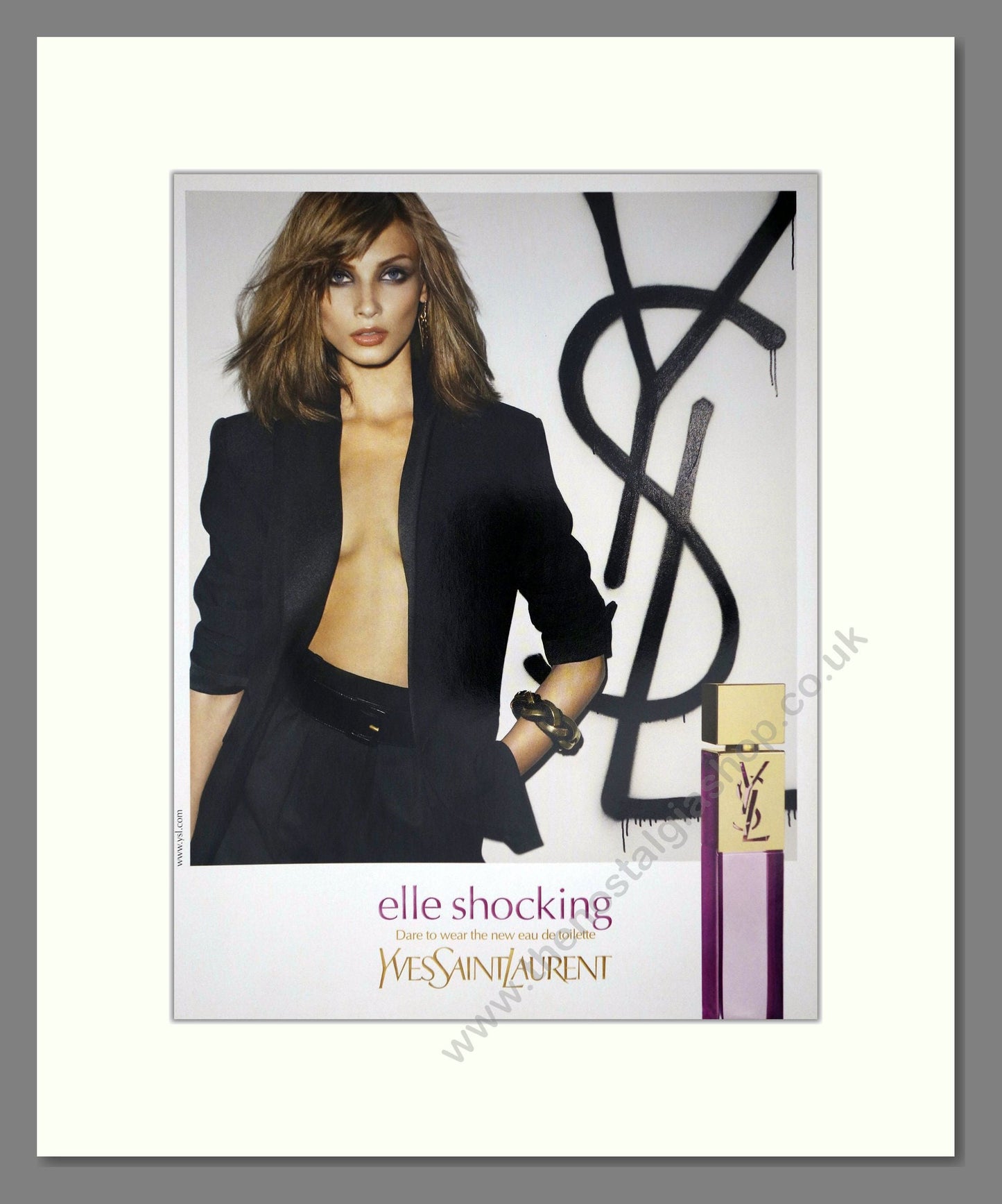 Yves Saint Laurent - Elle Shocking. Vintage Advert 2009 (ref AD66124)