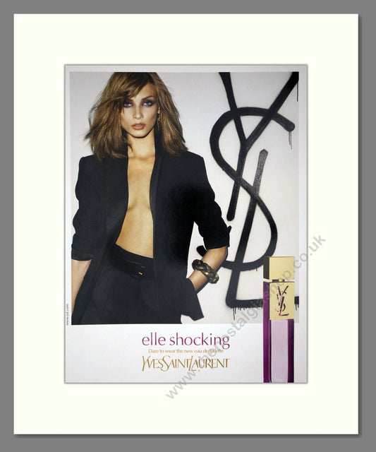 Yves Saint Laurent - Elle Shocking. Vintage Advert 2009 (ref AD66124)