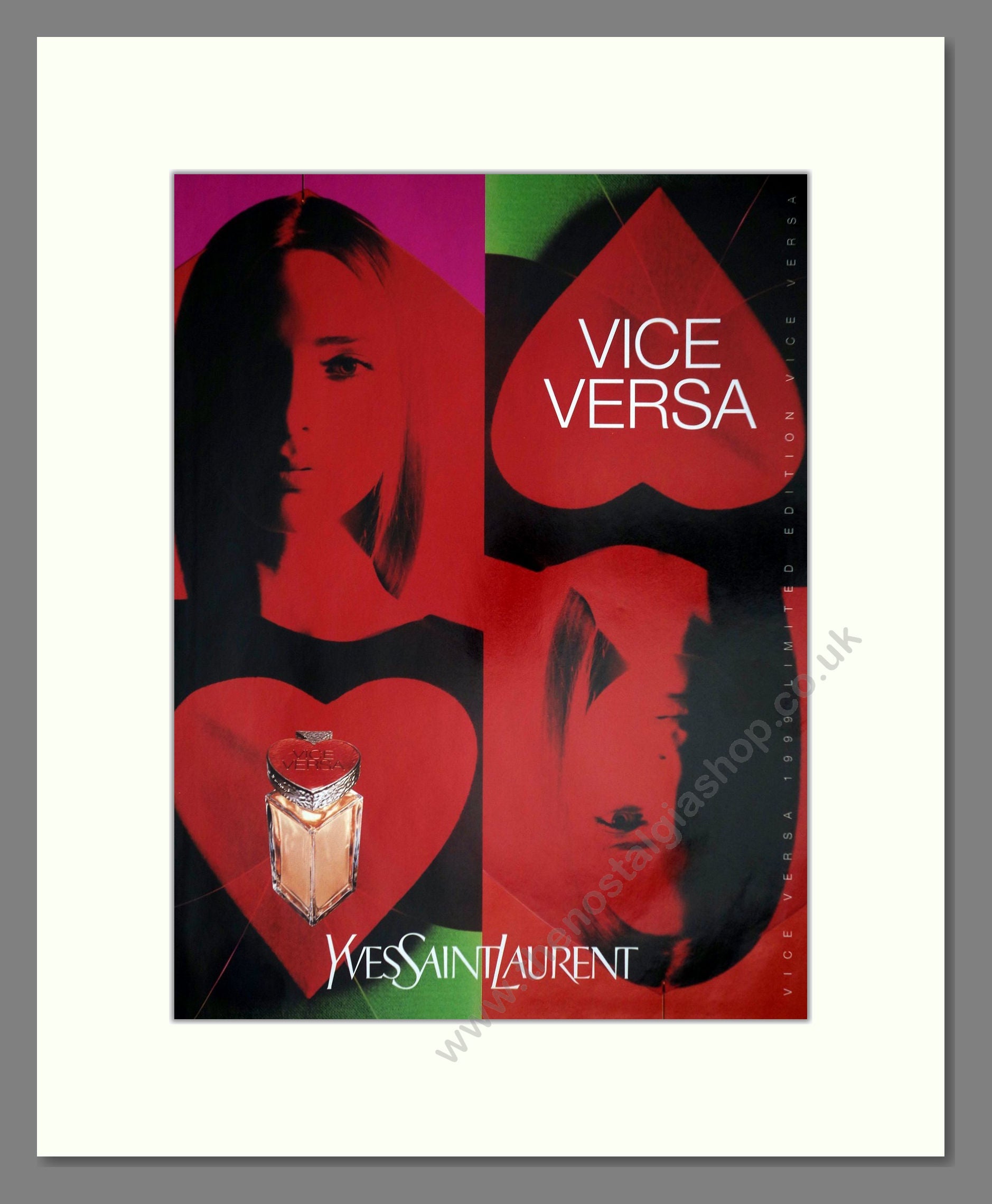 Yves Saint Laurent - Vice Versa. Vintage Advert 1999 (ref AD66126)