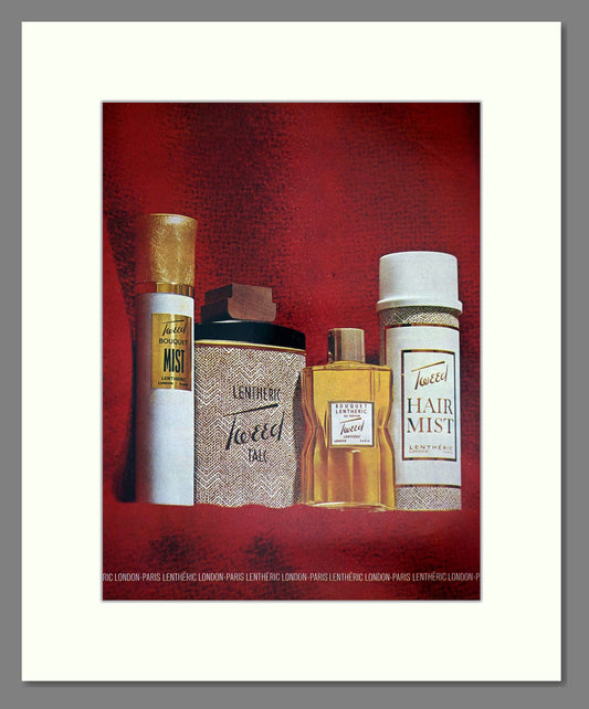 Lentheric - Tweed. Vintage Advert 1964 (ref AD66132)