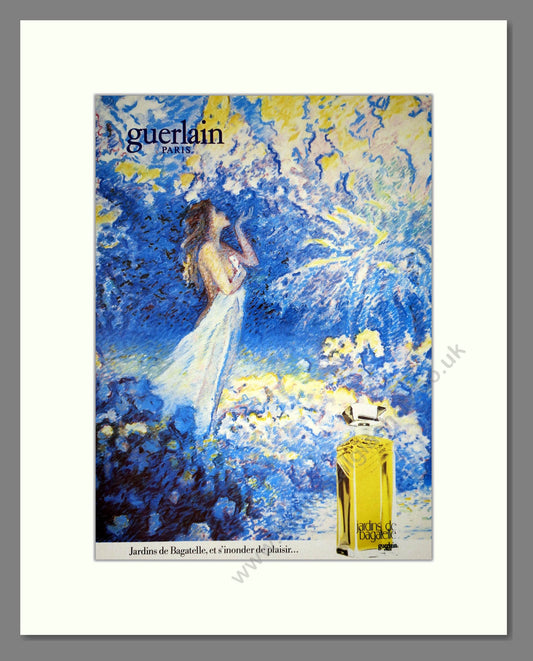 Guerlain - Jardins De Bagatelle. Vintage Advert 1984 (ref AD66152)