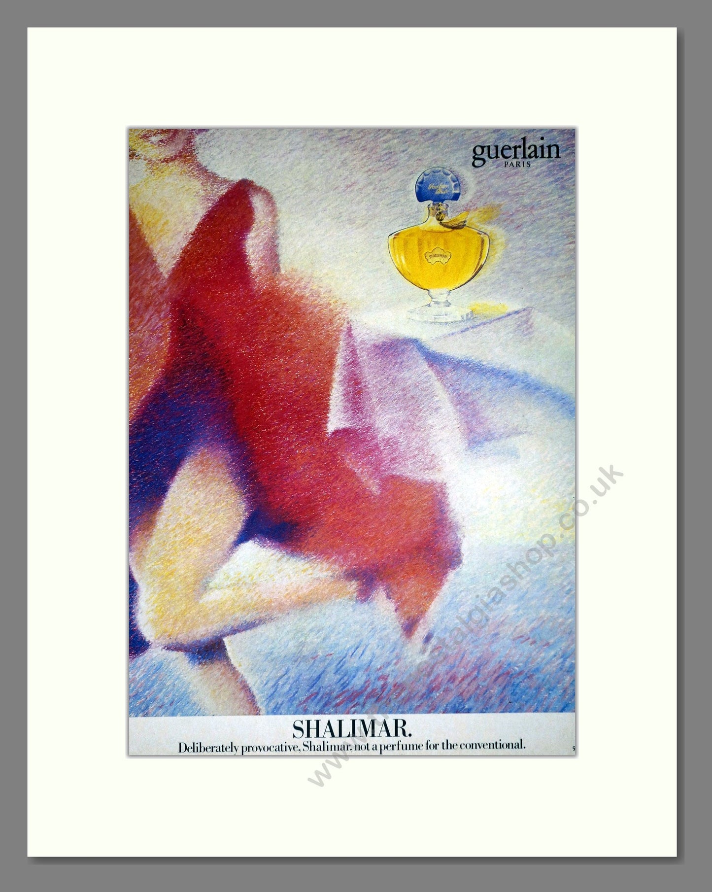 Guerlain - Shalimar. Vintage Advert 1983 (ref AD66155)
