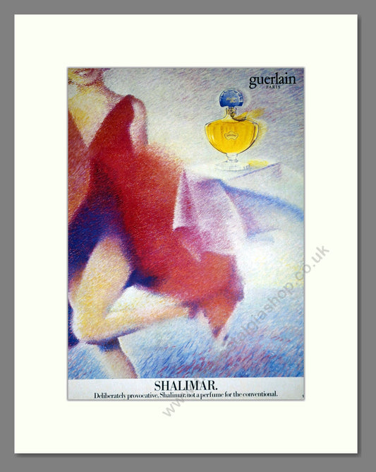 Guerlain - Shalimar. Vintage Advert 1983 (ref AD66155)