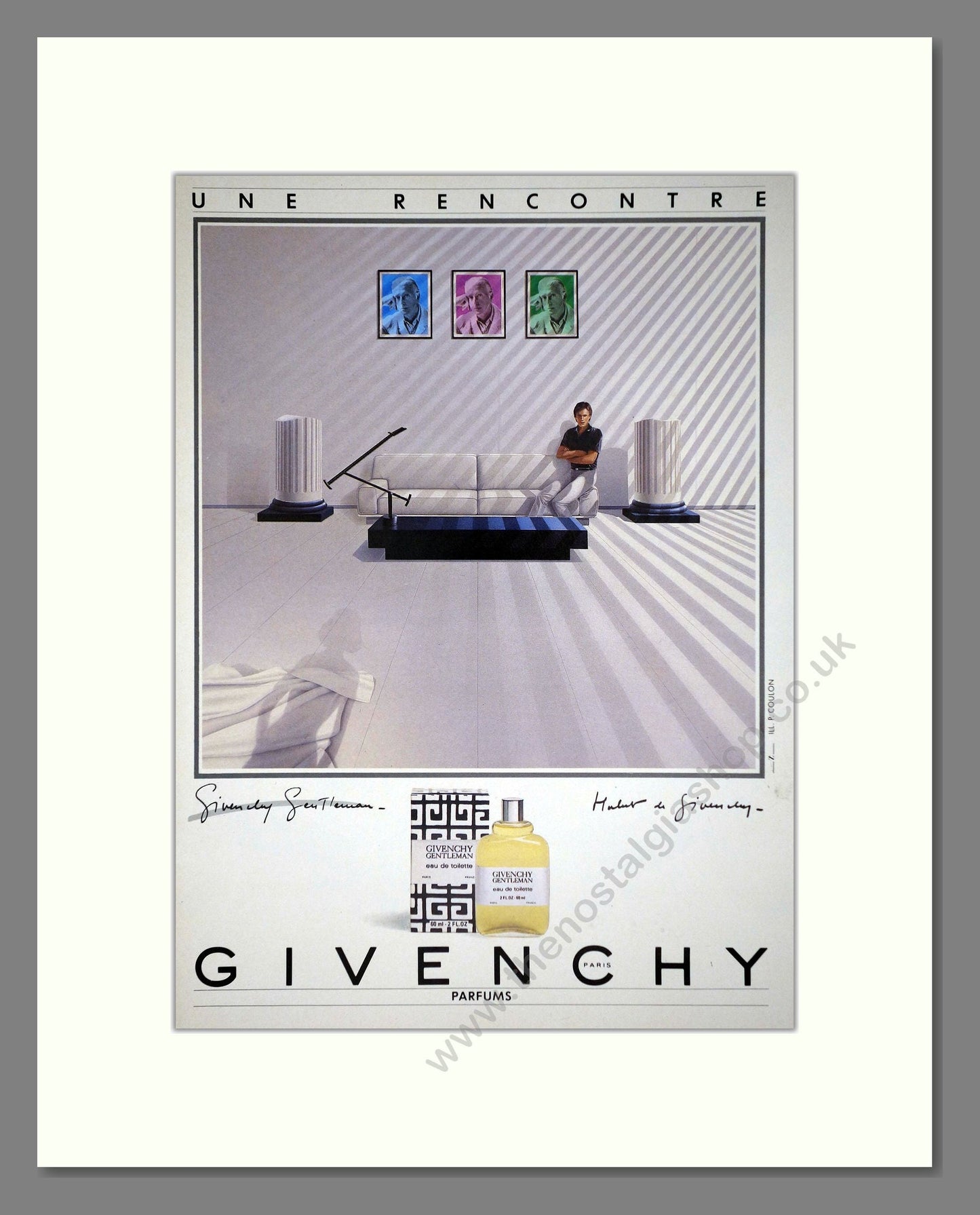 Givenchy - Gentleman. Vintage Advert 1984 (ref AD66167)