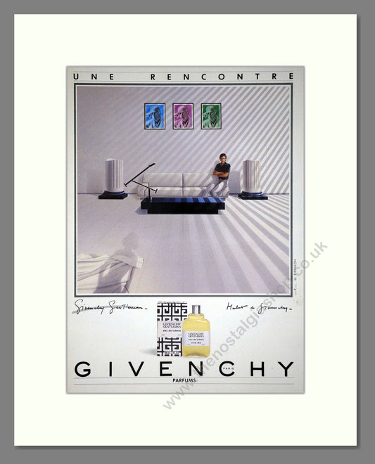 Givenchy - Gentleman. Vintage Advert 1984 (ref AD66167)