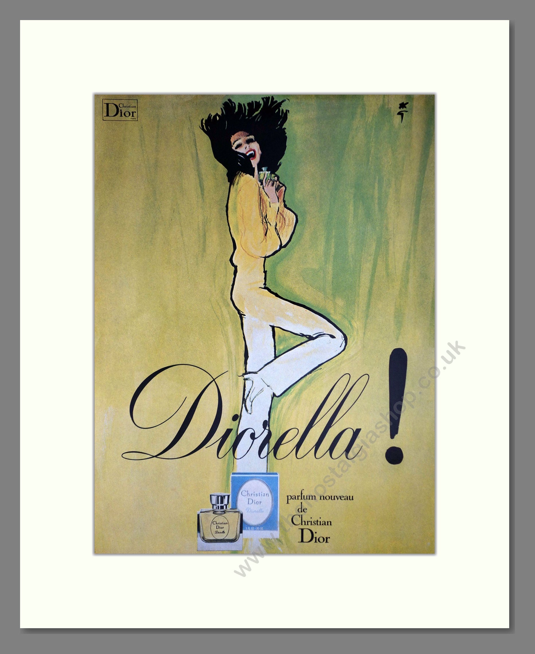 Dior - Diorella. Vintage Advert 1973 (ref AD66200)