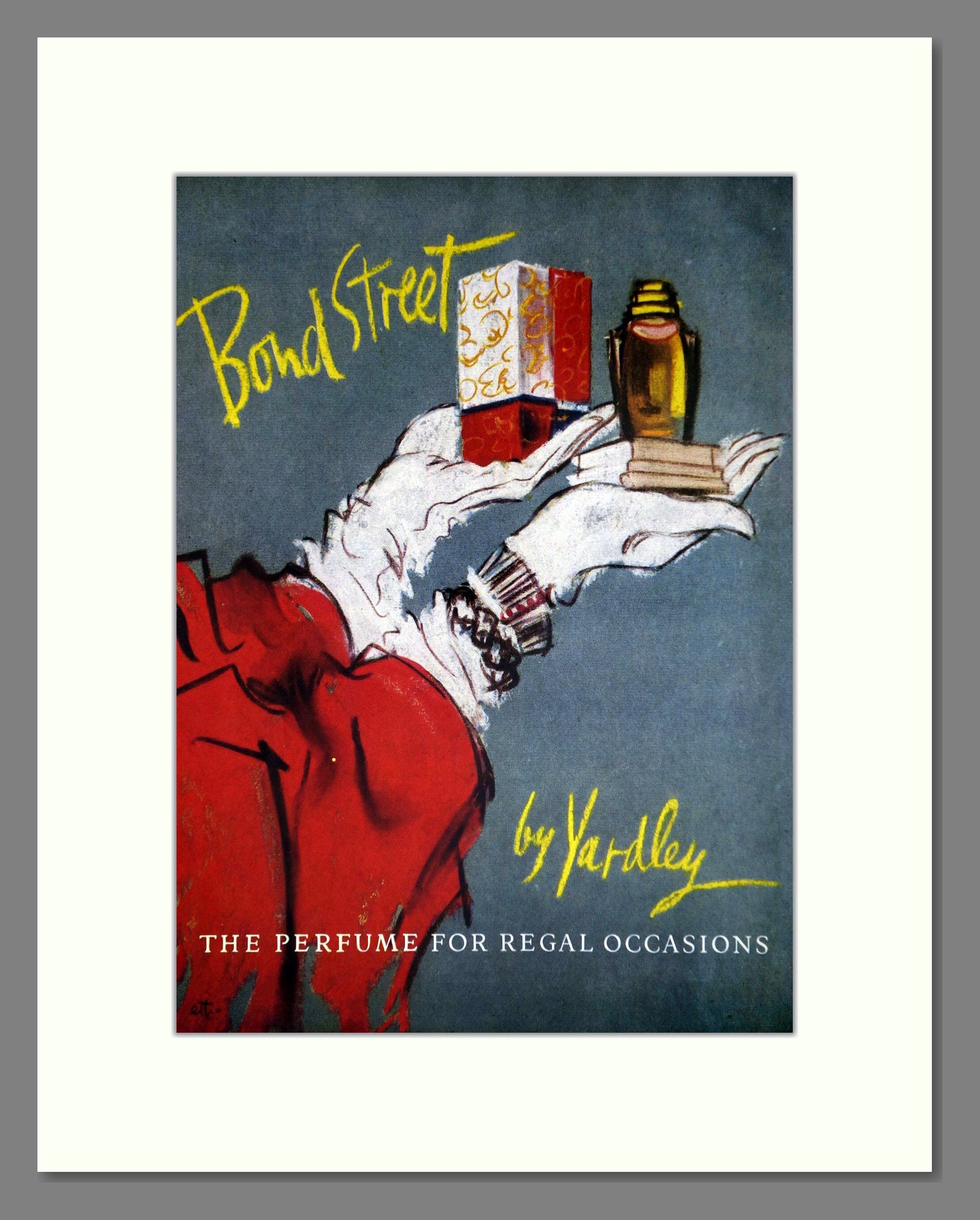 Yardley - Bond Street. Vintage Advert 1953 (ref AD66203)