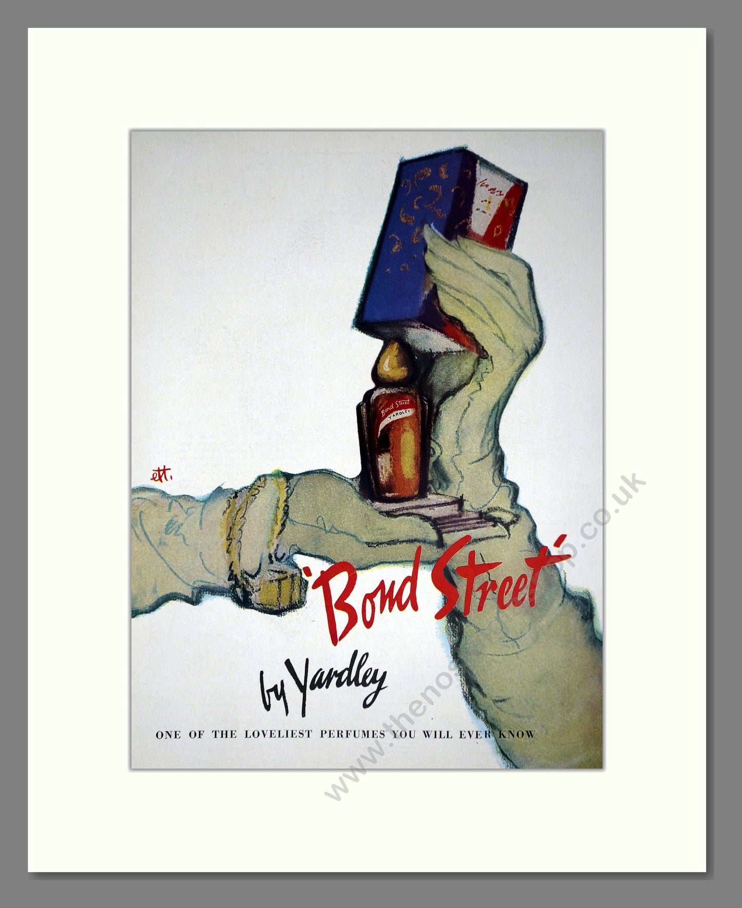 Yardley - Bond Street. Vintage Advert 1959 (ref AD66204)