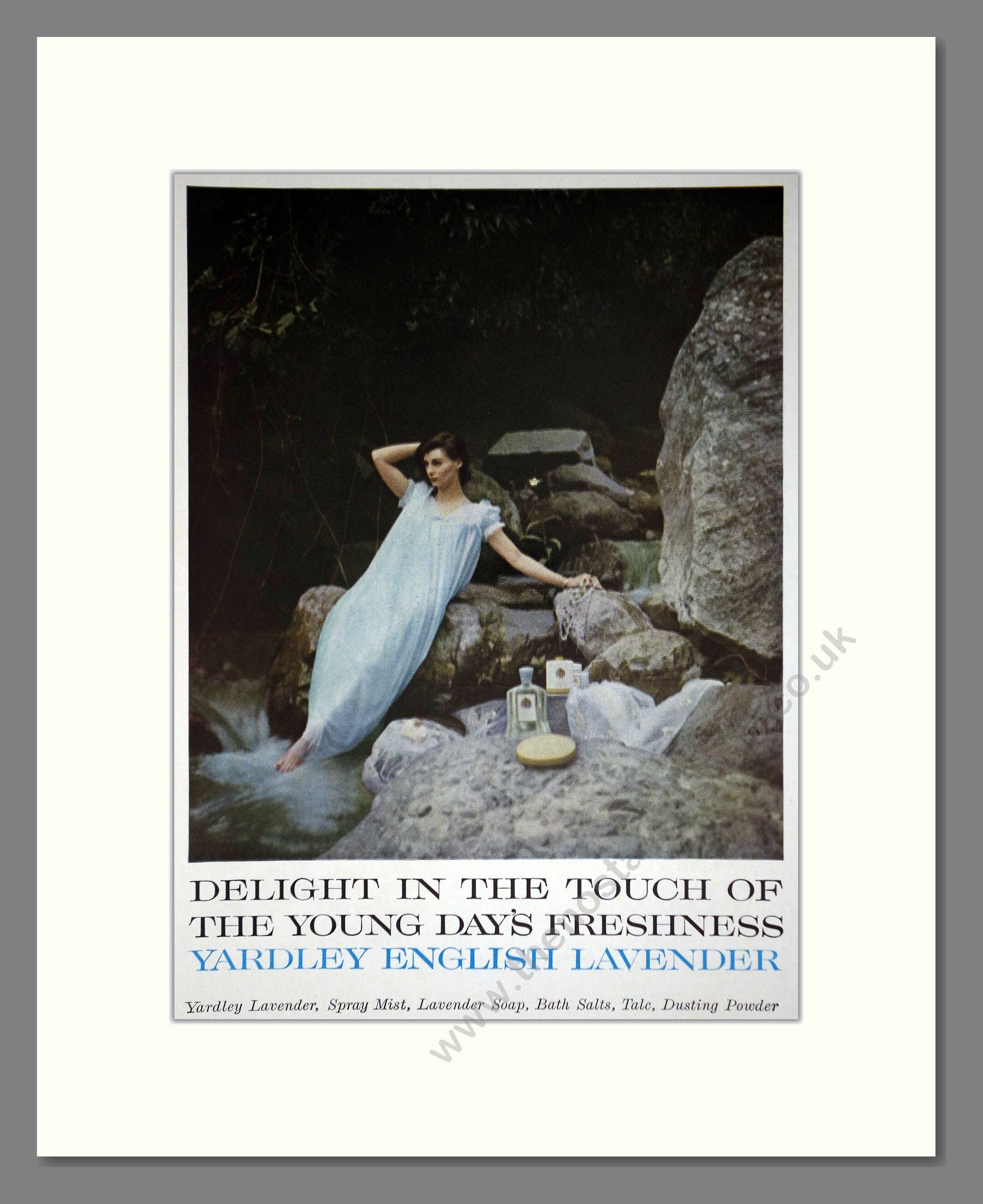 Yardley - Lavender. Vintage Advert 1960 (ref AD66214)