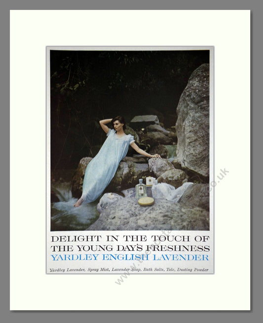 Yardley - Lavender. Vintage Advert 1960 (ref AD66214)