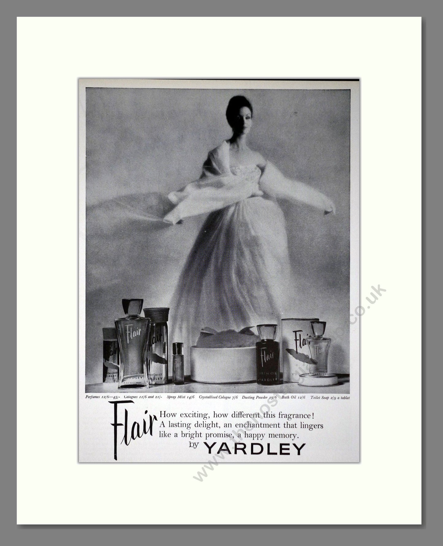 Yardley - Flair. Vintage Advert 1960 (ref AD66220)