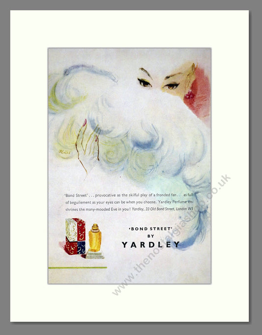 Yardley - Bond Street. Vintage Advert 1949 (ref AD66222)