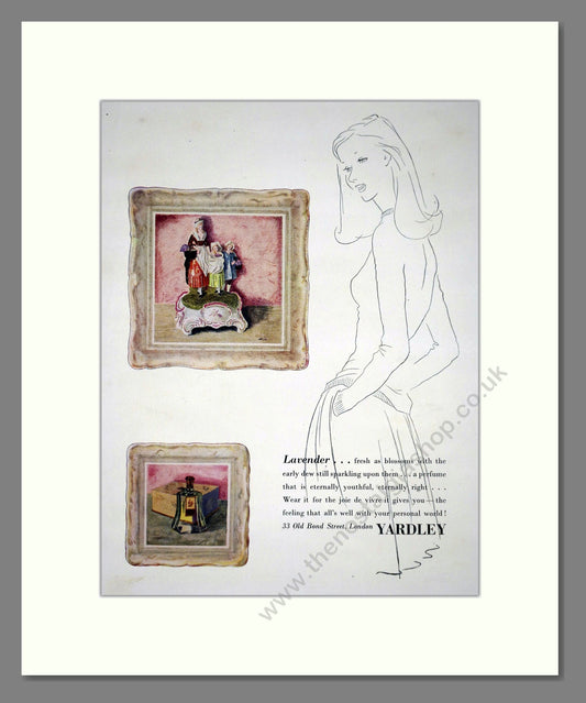 Yardley - Lavender. Vintage Advert 1947 (ref AD66224)