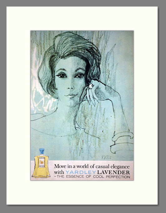 Yardley - Lavender. Vintage Advert 1963 (ref AD66229)