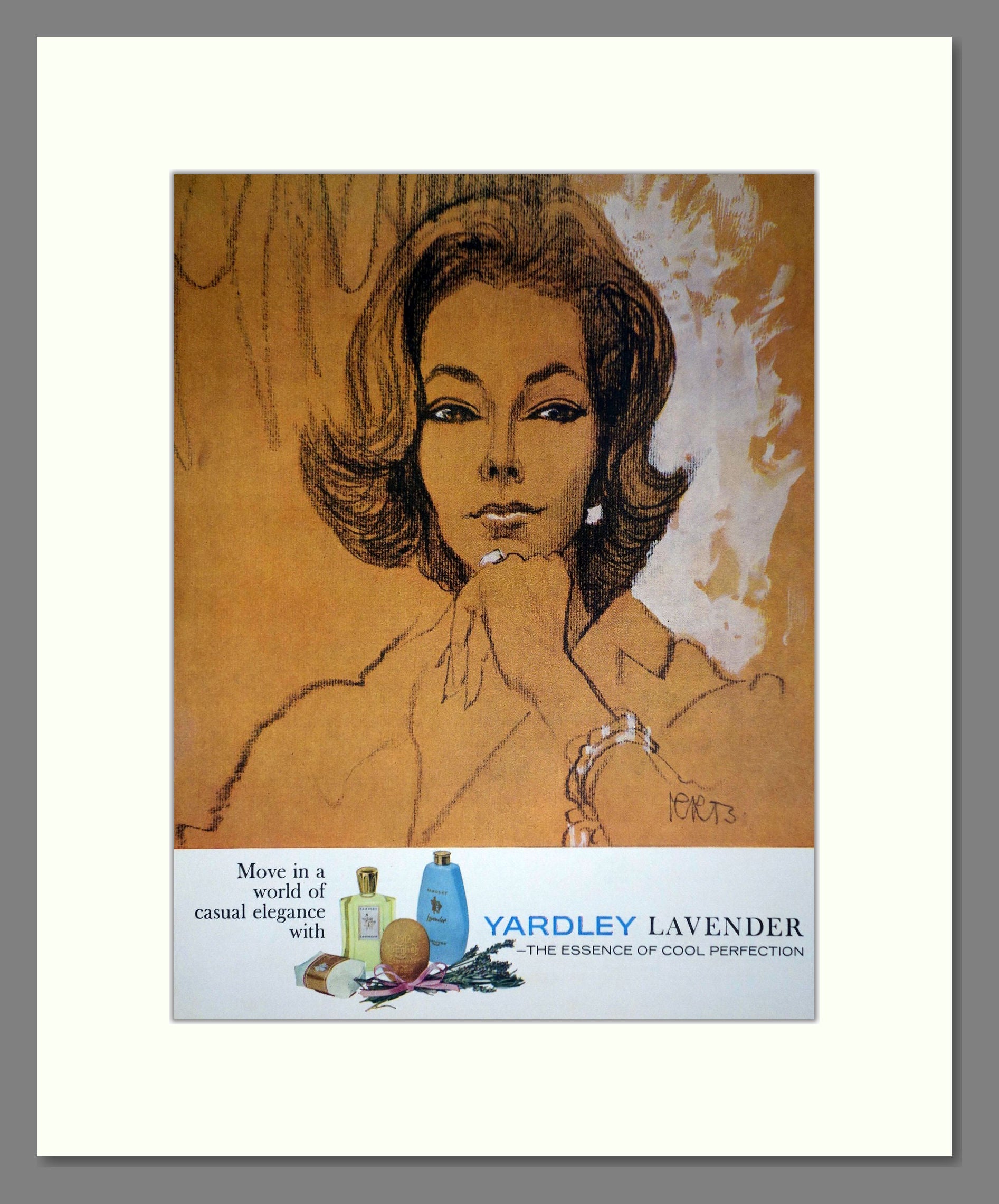 Yardley - Lavender. Vintage Advert 1964 (ref AD66230)