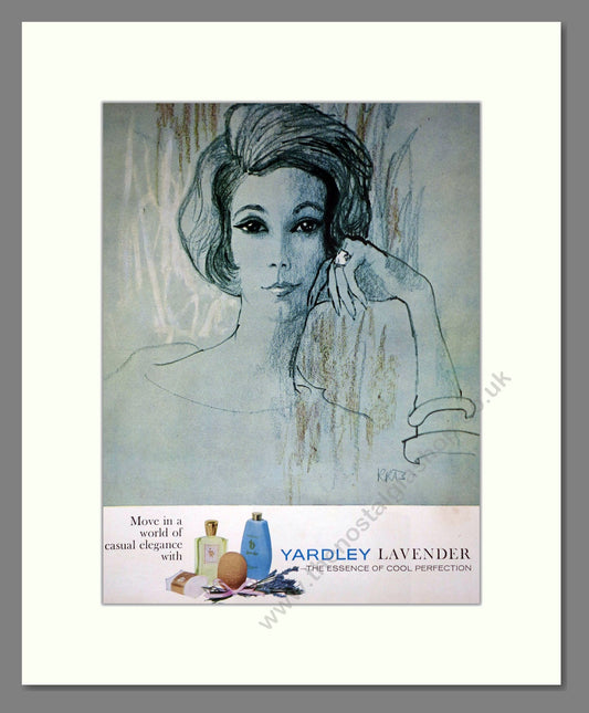 Yardley - Lavender. Vintage Advert 1964 (ref AD66231)