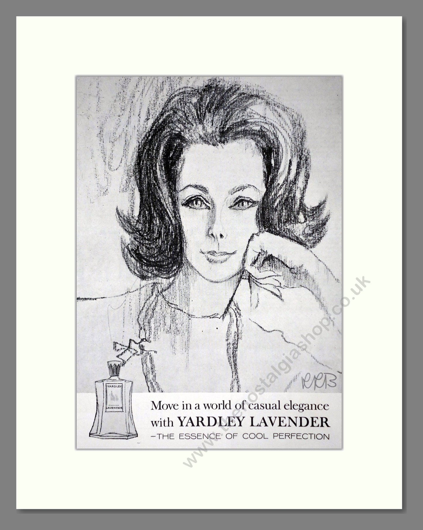 Yardley - Lavender. Vintage Advert 1963 (ref AD66233)