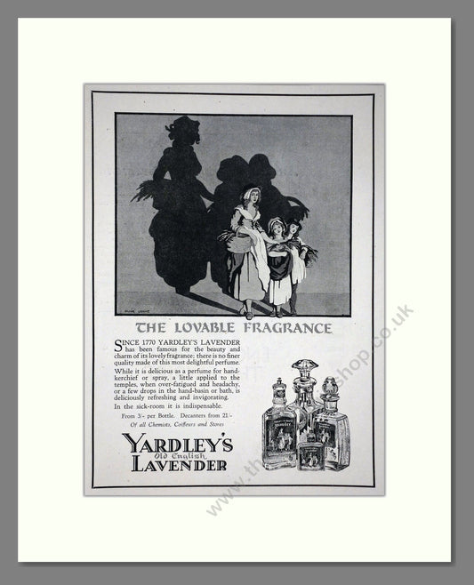 Yardley - Lavender. Vintage Advert 1927 (ref AD66241)