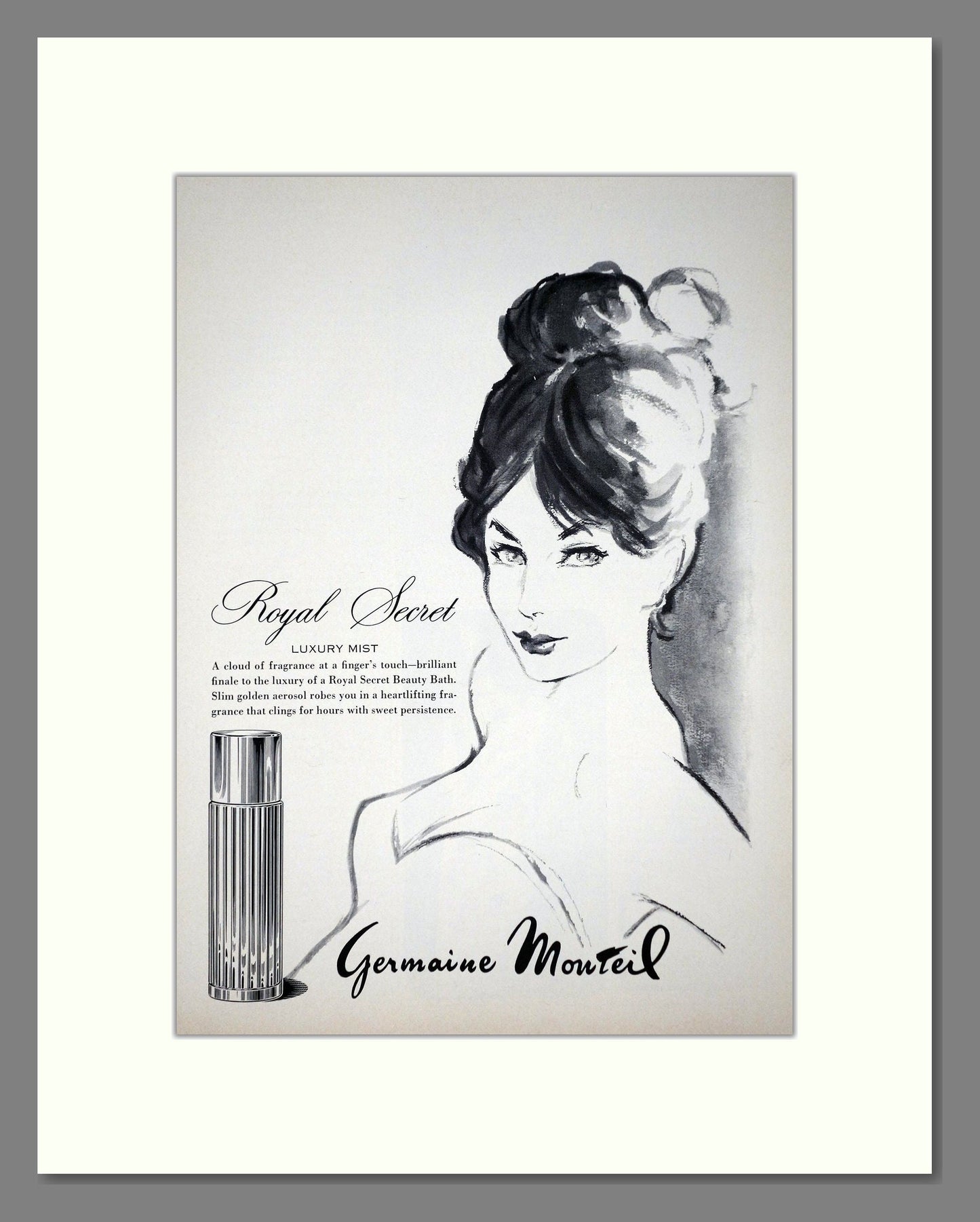 Germaine Mouteil - Royal Secret. Vintage Advert 1963 (ref AD66245)