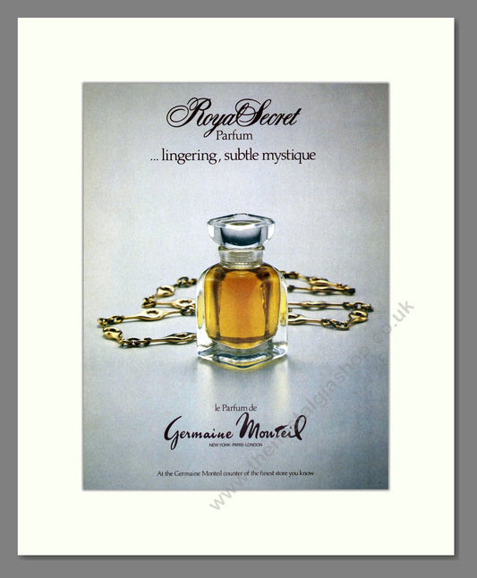 Germaine Mouteil - Royal Secret. Vintage Advert 1982 (ref AD66248)