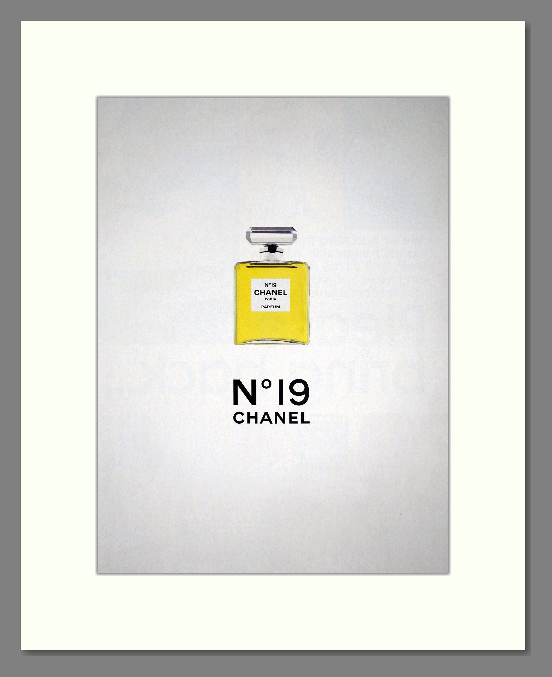 Chanel - No 19. Vintage Advert 1998 (ref AD66299)