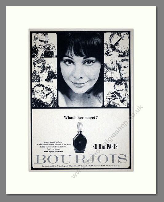 Bourjois - Soir De Paris. Vintage Advert 1965 (ref AD66311)