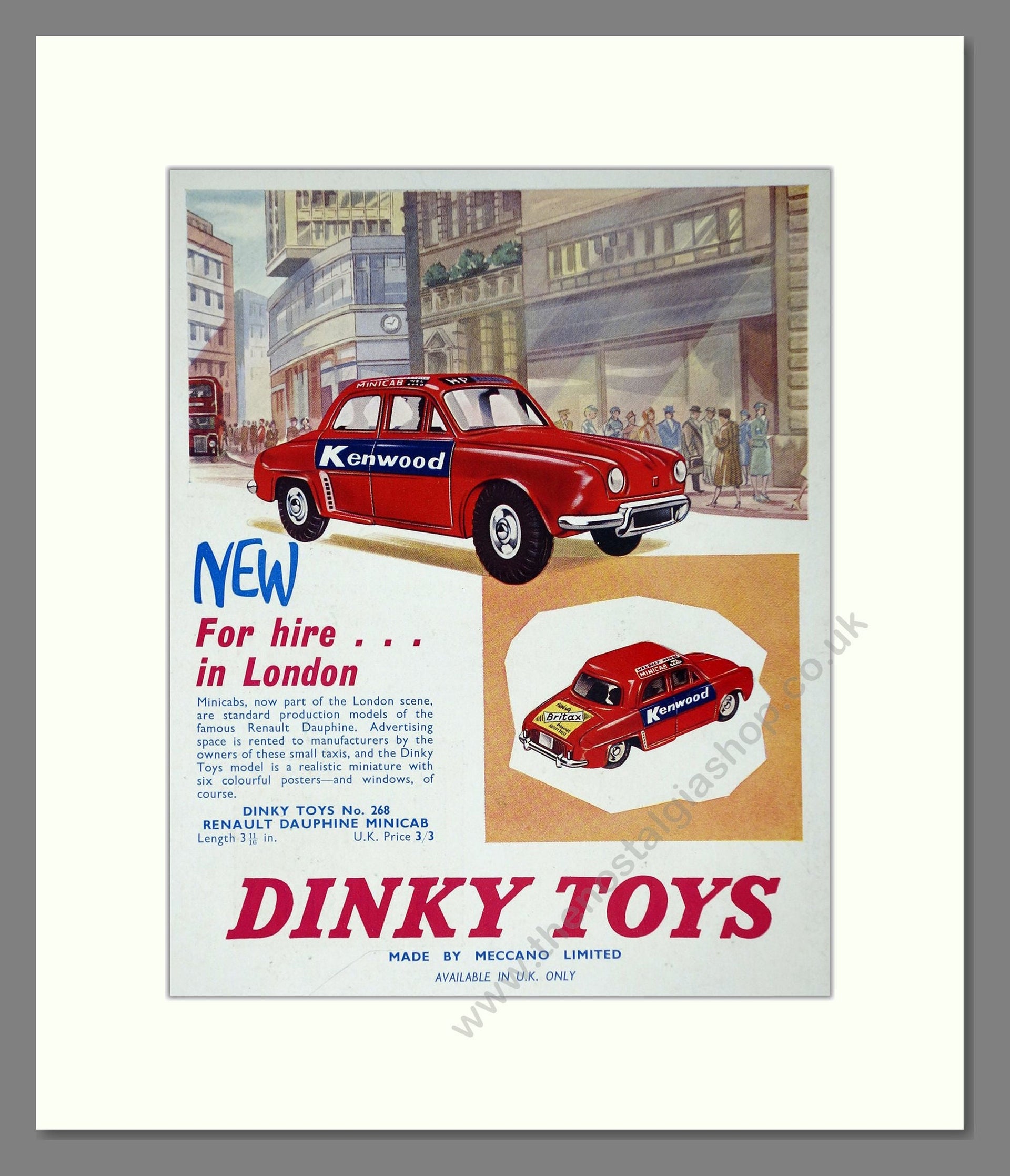 Dinky Toys - Renault Dauphine (Gebraucht) in Winterthur für CHF 13 - mit Lieferung auf Dinky Toys - Renault Dauphine (Gebraucht) in Winterthur für CHF 13 - mit Lieferung auf
