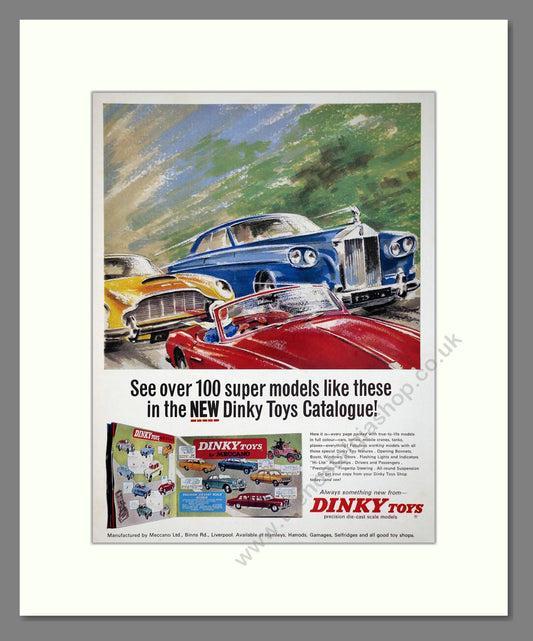 Dinky Toys - New Catalogue. Vintage Advert 1965 (ref AD65706)