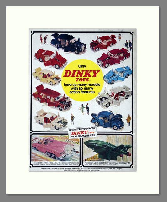 Dinky Toys - Various Toys / Thunderbirds. Vintage Advert 1967 (ref AD65710)
