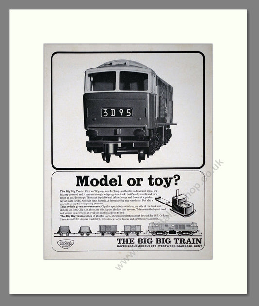 Tri-ang - Big Big Train. Vintage Advert 1966 (ref AD65901)