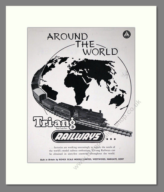 Tri-ang - Model Railways Around The World. Vintage Advert 1960 (ref AD65933)