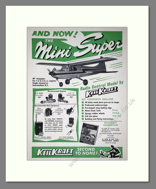 KeilKraft - Mini Super. Vintage Advert 1965 (ref AD65971)