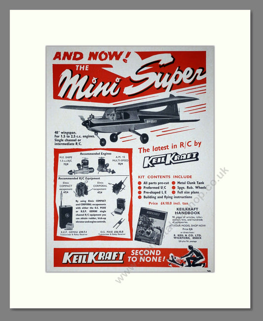 KeilKraft - Mini Super. Vintage Advert 1965 (ref AD65972)